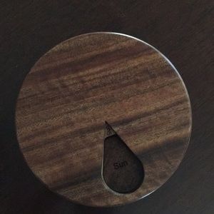 Wooden pill case